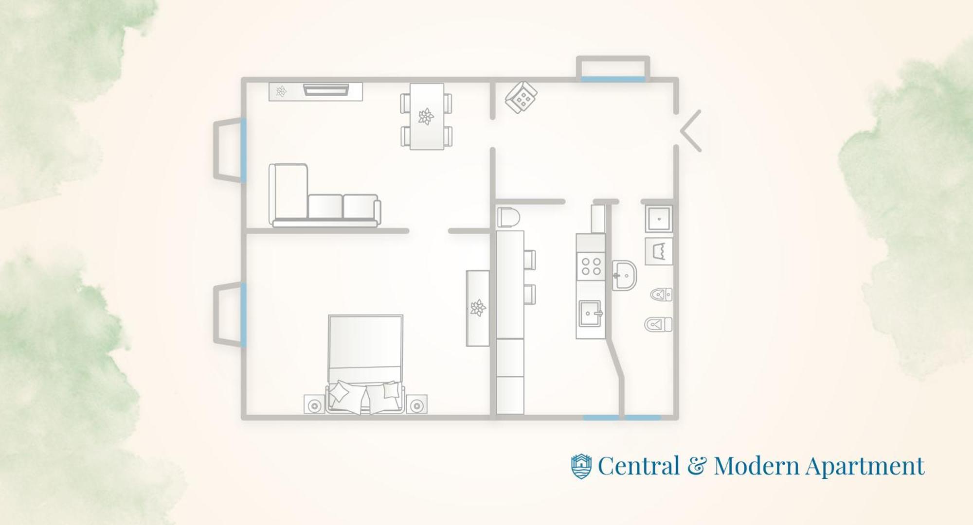 Central & Modern Apartment By Rent All Комо Екстер'єр фото
